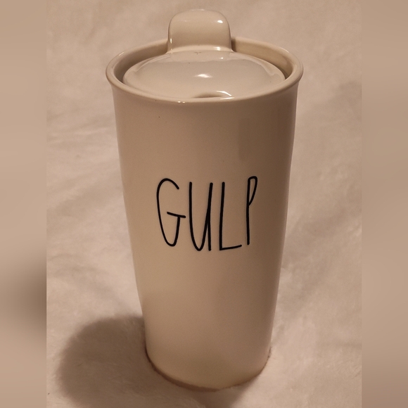 NEW! Rae Dunn "Gulp" Travel Cup/Tumbler - Picture 1 of 9